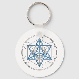 Metatrons WŌ - Merkaba - Stern Tetraeder Schlüsselanhänger