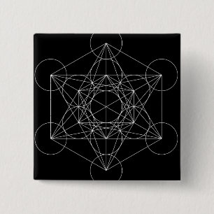 Metatrons Würfel Button