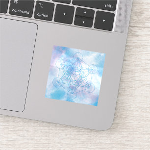 Metatrons Würfel Heilige Geometrie Aufkleber