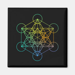 Metatrons Würfel Heilige Geometrie Lustige Familie Magnet