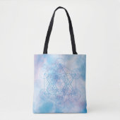 Metatrons Würfel Heilige Geometrie Tasche (Vorderseite)