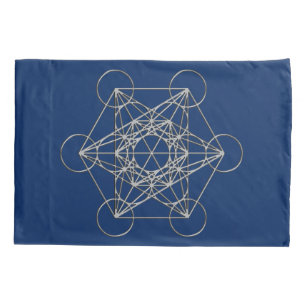 Metatrons Würfel Kissenbezug