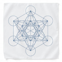 Metatrons Würfel-Kristallgitter-Stoff