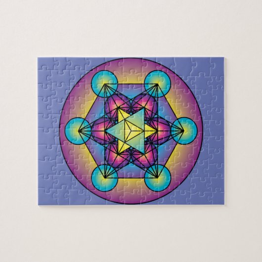 Metatrons Würfel Merkaba Puzzle (Horizontal)