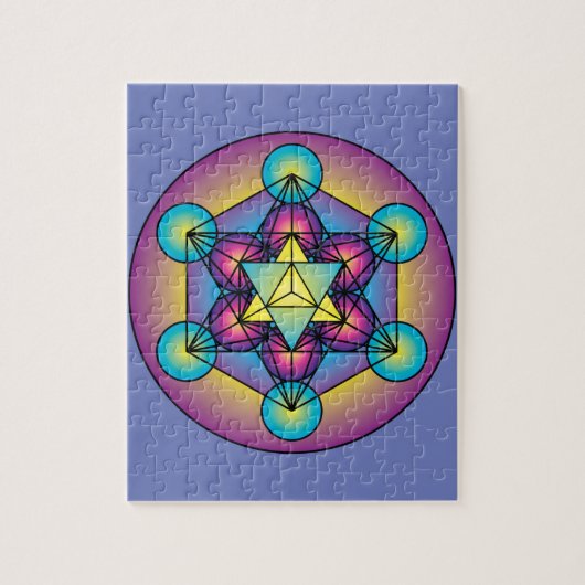 Metatrons Würfel Merkaba Puzzle (Vertikal)