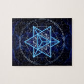 Metatrons Würfel - Merkaba - Stern Tetraeder Puzzle (Horizontal)