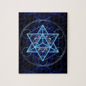 Metatrons Würfel - Merkaba - Stern Tetraeder Puzzle (Vertikal)
