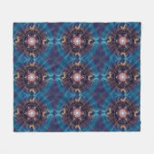 Metatrons Würfel - Merkabah Fleecedecke (Vorderseite (Horizontal))
