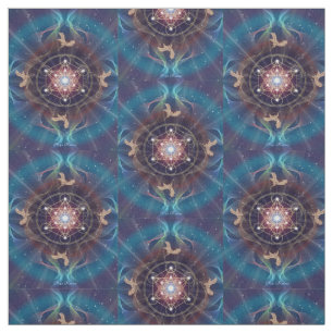 Metatrons Würfel - Merkabah Stoff