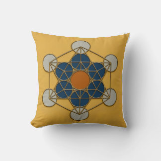 Metatrons würfelsüchtiges geometrisches Kissen