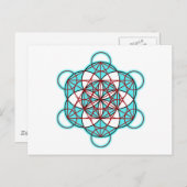 MetatronTGlow Postkarte (Vorne/Hinten)