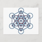 MetatronTGlow Postkarte (Vorderseite)