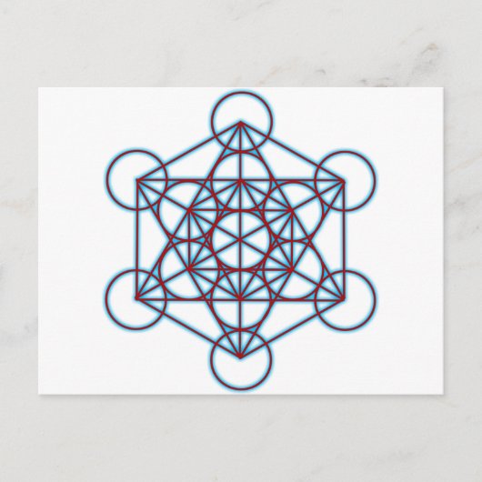 MetatronTGlow Postkarte (Vorderseite)