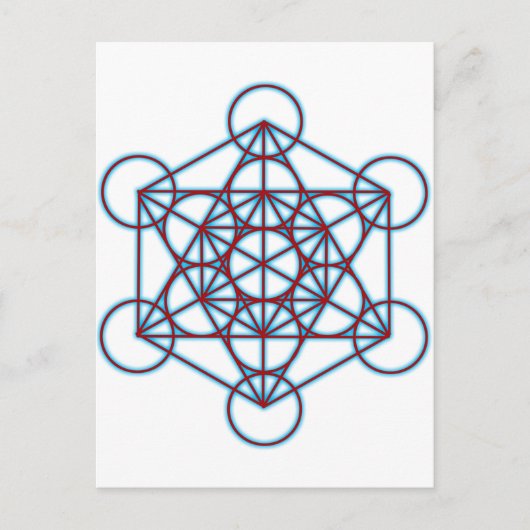 MetatronTGlow Postkarte (Vorderseite)