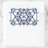 MetatronTGlow Rechteckiger Aufkleber (Tasche)