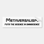 Metaversalismus-Autoaufkleber 3 Autoaufkleber (Vorne)