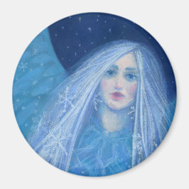 Metelitsa Snow Girl Snegurochka Weihnachtsangel Magnet