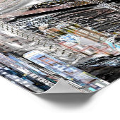 Metempirics Futuristic City Print Poster (Ecke)