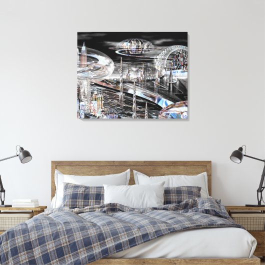 Metempirics Wrapped Canvas Leinwanddruck (Insitu (Schlafzimmer))