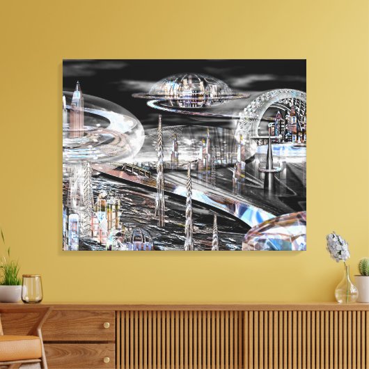 Metempirics Wrapped Canvas Leinwanddruck (Insitu (Wohnzimmer))