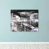 Metempirics Wrapped Canvas Leinwanddruck (Insitu (Holzboden))