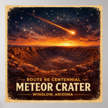 Meteor Crater Winslow Arizona Jahrhundertfeier