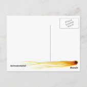 Meteor Day Postkarte (Rückseite)