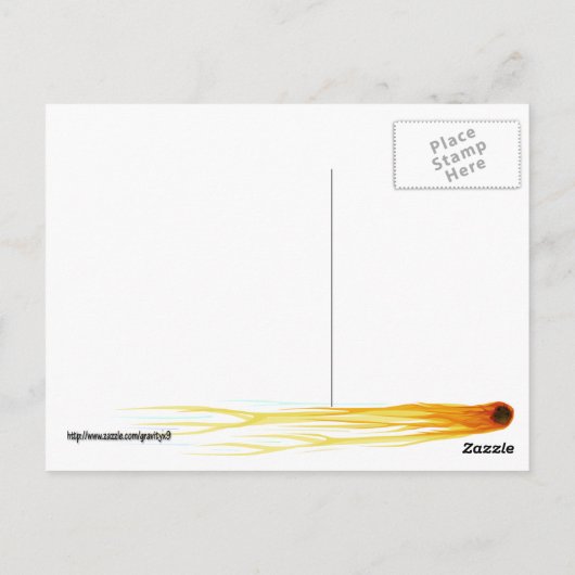 Meteor Day Postkarte (Rückseite)