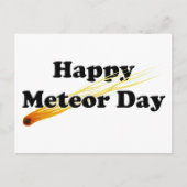 Meteor Day Postkarte (Vorderseite)