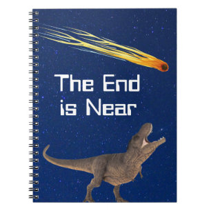 Meteor Dinosaurier End liegt in der Nähe des Desas Notizblock