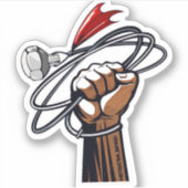 Meteor Might Aufkleber (Vorderseite)