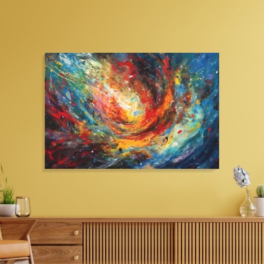 Meteor on course leinwanddruck (Insitu (Wohnzimmer))