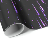 Meteor-Regen - lila Geschenkpapier (Rolleneckpunkt)