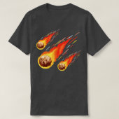 Meteor shower - Asteroids Space Galaxy Astronauts T-Shirt (Design vorne)