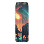 Meteor Shower Dinosaurs Prehistoric Clash Thermosbecher (Rückseite)