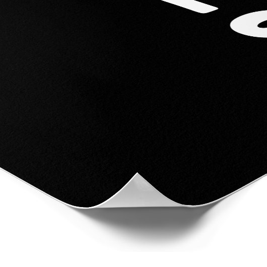 Meteor Shower Funny Science Pub Dark BG Poster (Ecke)