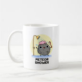 Meteor Shower Funny Science Pub Kaffeetasse (Links)