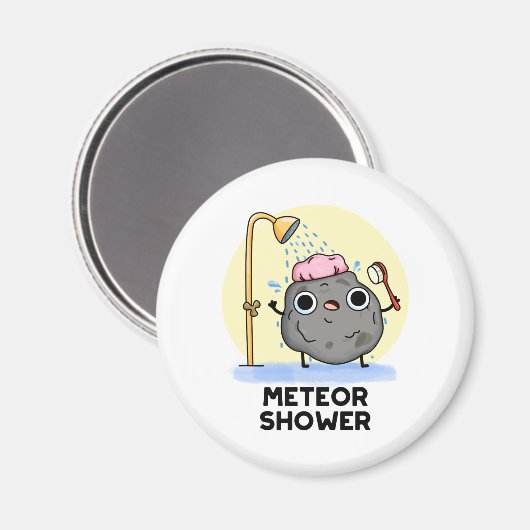 Meteor Shower Funny Science Pub Magnet (Vorderseite/Rückseite)
