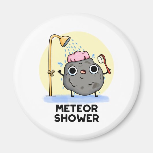 Meteor Shower Funny Science Pub Magnet (Vorne)