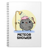 Meteor Shower Funny Science Pub Notizblock (Vorderseite)