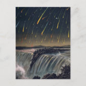 Meteor Storm over Niagara Falls, c. 1833 Postcard Postkarte (Vorderseite)
