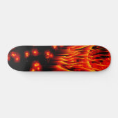 Meteor u. Feuerkugelflammen-Skateboard Skateboard (Horizontal)