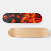 Meteor u. Feuerkugelflammen-Skateboard Skateboard (Horizontal)