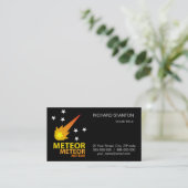 Meteor Visitenkarte (Stehend Vorderseite)