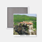 Meteora - Greece Magnet (Vorderseite/Rückseite)