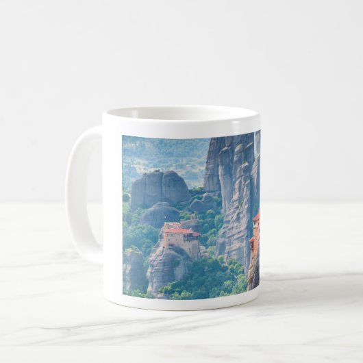 Meteora, Griechenland Kaffeetasse (Vorderseite Links)