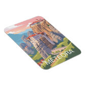 Meteora Griechenland Reise Magnet (Rechte Seite)