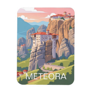 Meteora Griechenland Reise Magnet