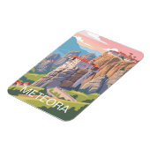 Meteora Griechenland Reise Magnet (Linke Seite)