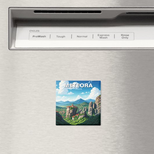 Meteora Griechenland Reise Magnet (In Situ (Geschirrspüler))